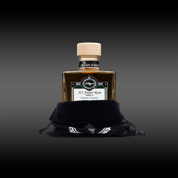 Exklusiver Rum cuvee gereift in Irischen Whiskeyfässer 100ml im Samtbeutel