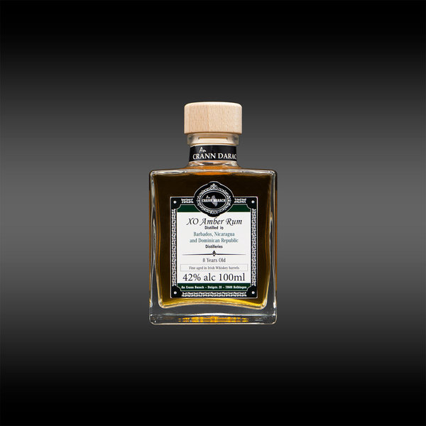 Exclusive Rum cuvee  matured in irish Whiskey barrels 100ml im velvet bag